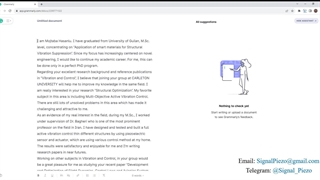 تصحیح ایمیل اکادمیک به استاد دانشگاه با گرامرلی پرمیوم -  Academic Email - Grammarly Permium