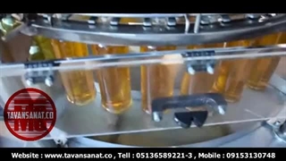 دستگاه پرکن روغن خوراکی بطری های پت توان صنعت | 09152000050