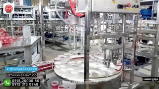 دستگاه پرکن ژل و مواد غلیظ 2 نازله توان صنعت / پرکن 2 نازل مایعات 09152000050