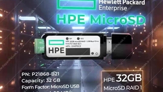 میکرو اس دی HPE 32GB microSD RAID1 USB Boot Drive با پارت نامبر P21868-B21