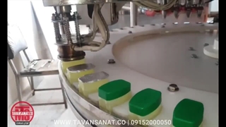 دستگاه پرکن وازلین توان صنعت / 09152000050