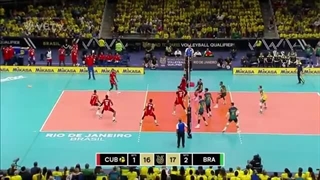 خلاصه دیدار برزیل (3)  - (1) کوبا، در رقابتهای والیبال انتخابی المپیک 2023
