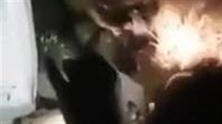 14020716: چپ کردن خودروی حامل زخمی‌های اسرائیلی