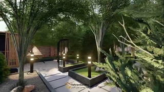 پروژه محوطه سازی ویلا در شهریار تهران گاردن