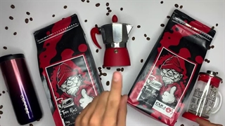 دانه قهوه 100% روبوستا کولی قرمز تام کینز 1 کیلوگرم