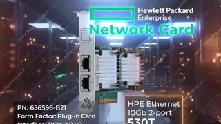 کارت شبکه سرور اچ پی ای HPE Ethernet 10Gb 2-port 530T Adapter با پارت نامبر 656596-B21