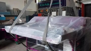 بارگیری دستگاه شستشو شیشه برند معتبر کارا