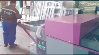 دستگاه شستشو شیشه خوابیده برند معتبر کارا