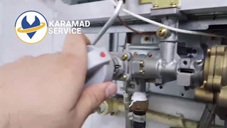 آموزش روشن کردن آبگرمکن دیواری/کارآمد سرویس