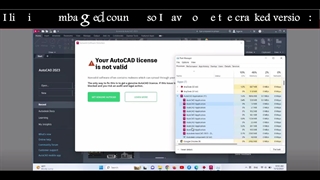 رفع مشکل پیام Your AutoCad license is not valid