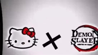 کاراکترای شیطان کش + کیتی‌ = پدیده‌ای کیوووت (๑>◡<๑)