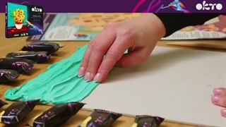 Vincent Van Gough Sunflowers 3D Painting Kit - Sensory Arts and Craft Kits from OktoClay @ www.OktoClay.co.uk