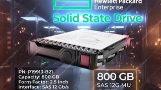 اس اس دی اچ پی ای HPE 800GB SAS 12G MU SFF SC PM1645a با پارت نامبر P19913-B21