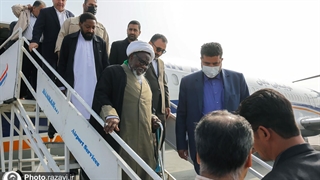 ورود شیخ ابراهیم زکزاکی به مشهد / نماد مقاومت اسلامی و شیعی، میهمان صحن و سرای امام رضا علیه‌السلام