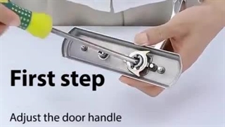 آموزش کامل نصب دستگیره درب پلاک یا یک تکه