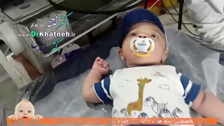 افتادن حلقه نوزاد سریع السیر فوتبالیست در سه و نیم روز ختنه دکتر بلندی