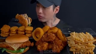 ASMR MUKBANG | Fast Food, Big Mac, Chicken Nuggets, Onion Rings, Chicken Sandwich, Wings, Fries