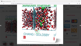 Chemistry 12th edition Chang & Goldsby solutions manual & test bank pdf