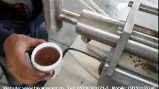 Chocolate filling machine | Single nozzle and semi-automatic