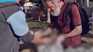 140020726: خانواده شهداء قتل عام بیمارستان المعمدانی بدنبال تکه از عزیزانشان!