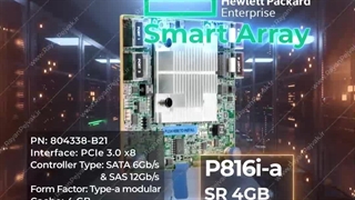کارت کنترلر HPE Smart Array P816i-a SR Gen10 12G SAS Modular Controller با پارت نامبر 804338-B21