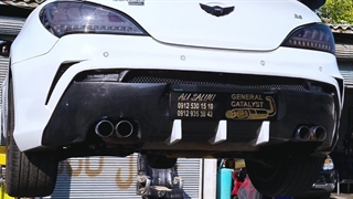 نصب کیت اگزوز برای جنسیس کوپه