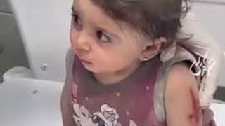 گناه این کودک زیبا فقط فلسطینی بودنه