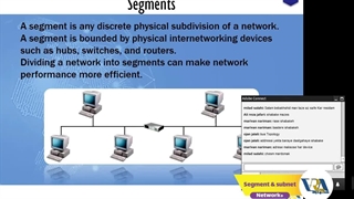 Network +  -  Segment & subnet