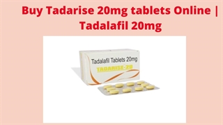 Buy Tadarise 20mg tablets Online |  Tadalafil 20mg
