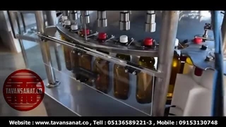 دستگاه پرکن روغن خوراکی بطری های پت توان صنعت / 09152000050