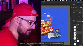 طراحی بنر تبلیغاتی فست فود برای سایت و اینستاگرام