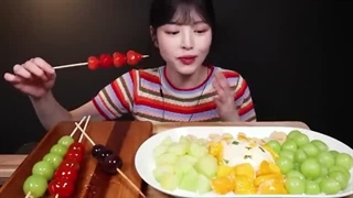 Tanghulu Bingsu Mukbang Asmr