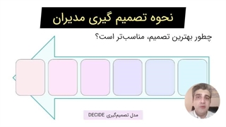تصمیم گیری با مدل DECIDE - امیر باستانی