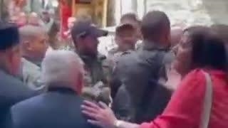 La paliza a los cristianos en Palestina por parte de los soldados israelíes