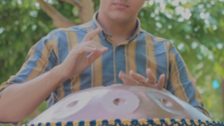 هنگدرام نوازی حسن استکی (handpan)