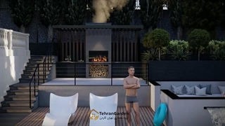 طراحی نمای ویلا در شمال توسط تهران گاردن