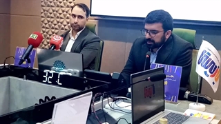 مسعود حسنلو رئیس ستاد فناوری‌های نرم و فرهنگی در نشست خبری اولین رویداد ملی بازی نامه نویسی ویژه نوجوانان