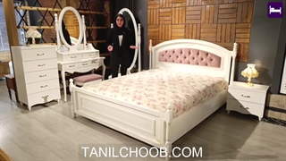 خرید سرویس خواب عروس مدل انگلیسی/تانیل چوب