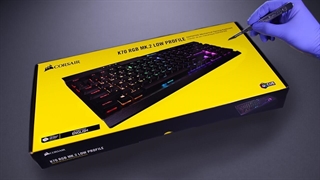 آنباکس کیبورد کورسیر | Corsair K70 Low Profile Unboxing