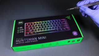 آنباکس کیبورد گیمینگ | Razer Huntsman Mini Gaming Keyboard Unboxing