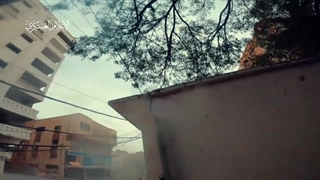 نبرد گردانهای قسام در چهل و پنجمین روز طوفان الاقصی در جنگ شهری غزه