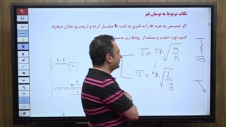 آموزش بخشی از نوسان فنر