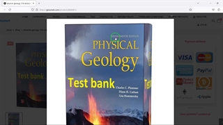 physical geology 17th edition Charles Plummer & Diane Carlson test bank pdf