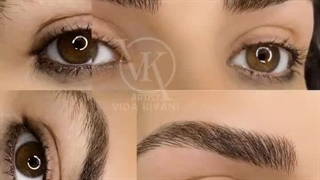 قاب و سایه ابرو راهکار دائمی ریزش ابروهای کم پشت