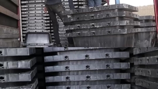 بارگیری قالب وافل به مقصد عمان