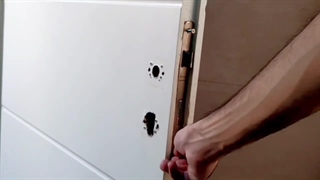 آموزش نصب دستگیره و قفل درب چوبی