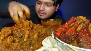 SPICY* MUTTON BIRYANI WITH MUTTON CURRY KORMA + CHICKEN BIRYANI EATING | FOOD EATING VIDEOS |MUKBANG