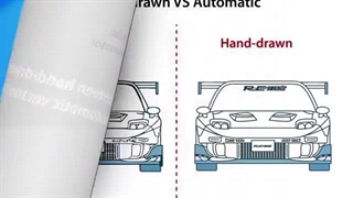 The difference between hand-drawn vectorization and automatic vectorization