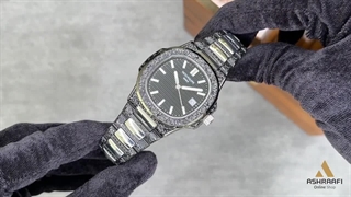 ساعت پتک فیلیپ ناتیلوس حکاکی Patek Philippe Nautilus Carving B2