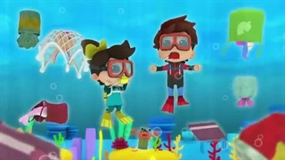 انیمیشن آموزش انگلیسی برای کودکان بصورت شعر عمر و هانا این قسمت PoorTurtle